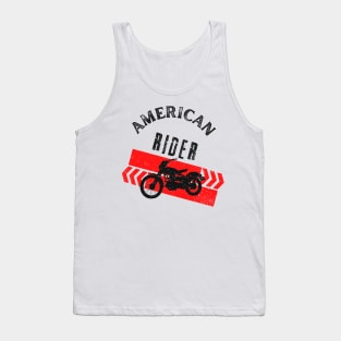 Motorcycle Vintage Biker American Rider Tank Top